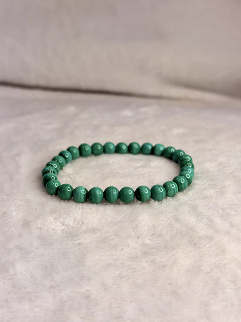Pulseira de Malaquite 6 mm – Proteção