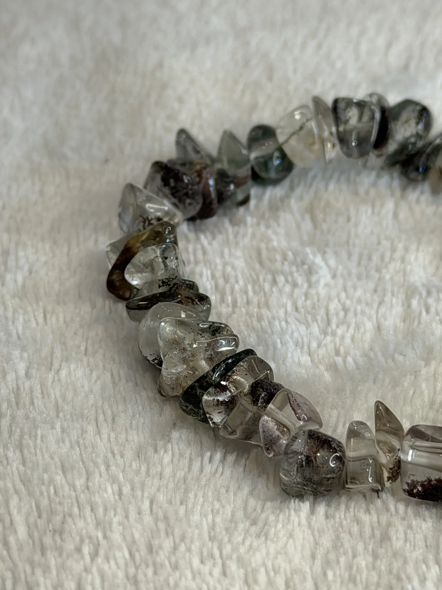 Pulseira de Quartzo Fumado em Lascas – Proteção 2