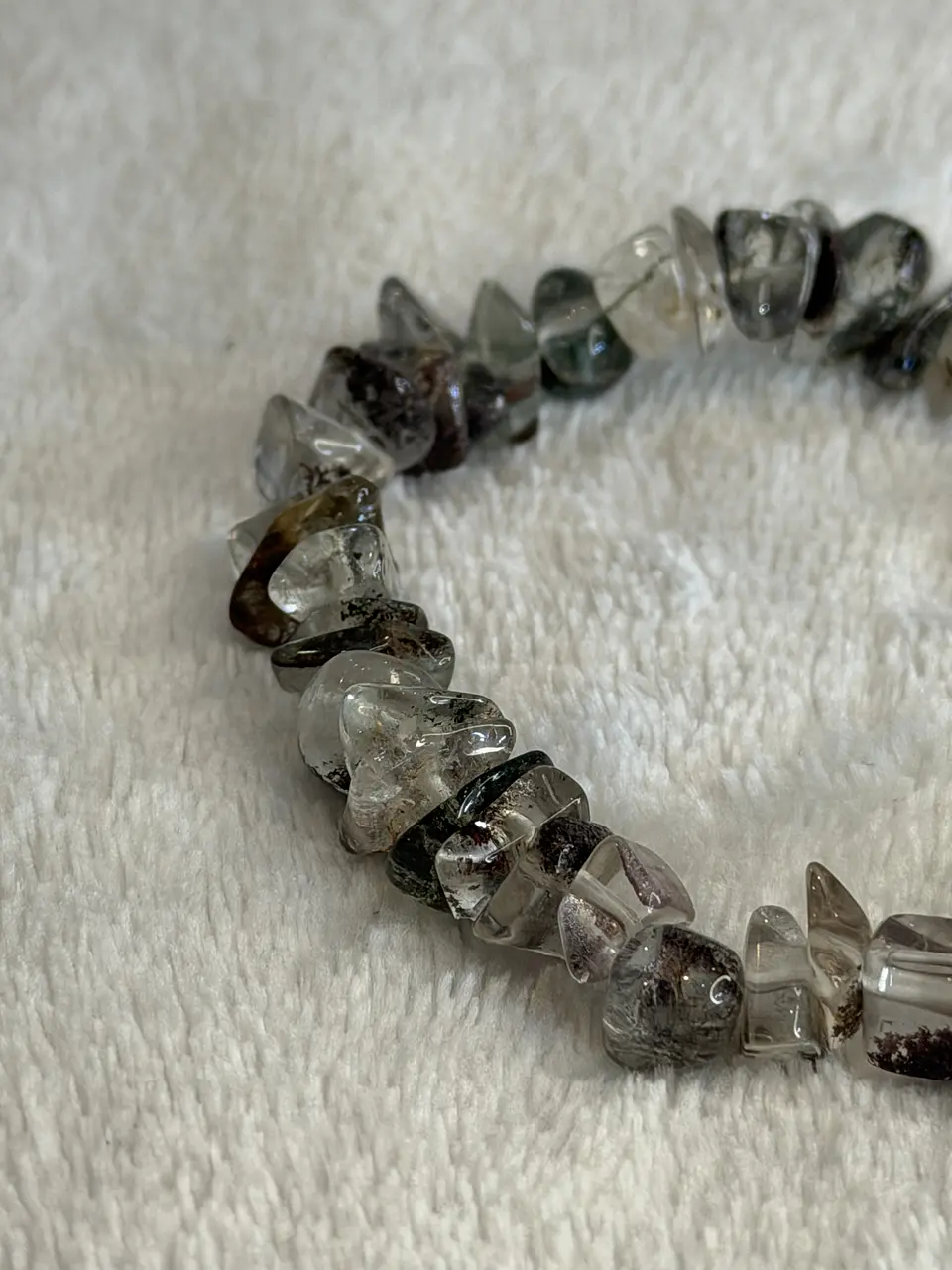 Pulseira de Quartzo Fumado em Lascas – Proteção 2