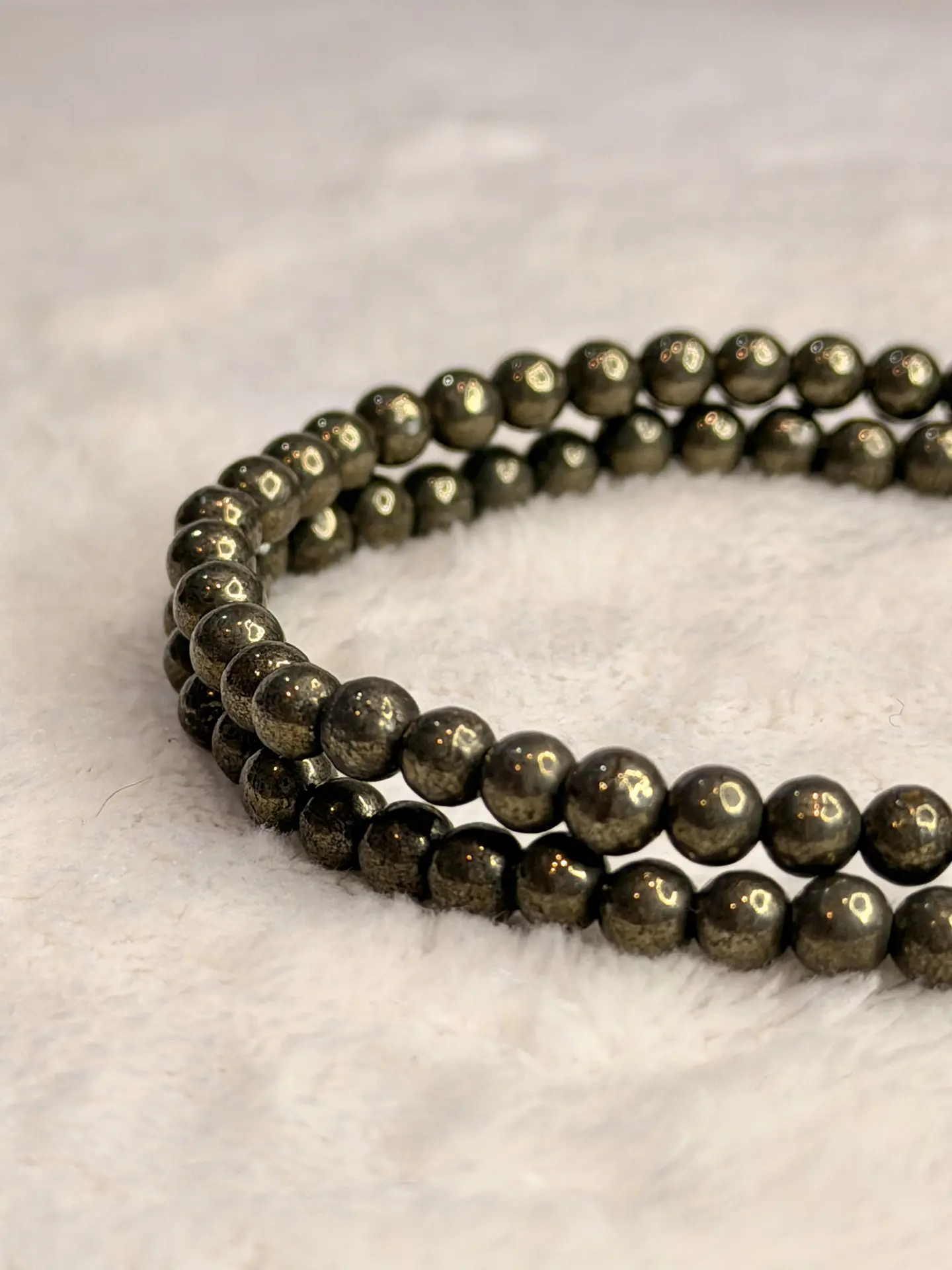 Pulseira de Pirite 2 mm – Prosperidade e Abre Caminhos 2