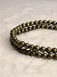 Pulseira de Pirite 2 mm – Prosperidade e Abre Caminhos - Thumbnail 2