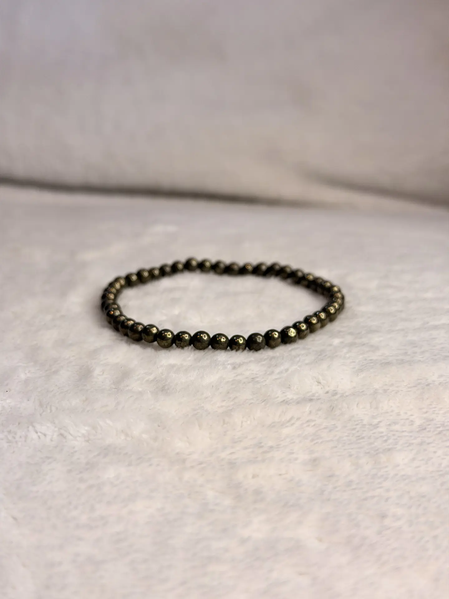 Pulseira de Pirite 2 mm – Prosperidade e Abre Caminhos 1