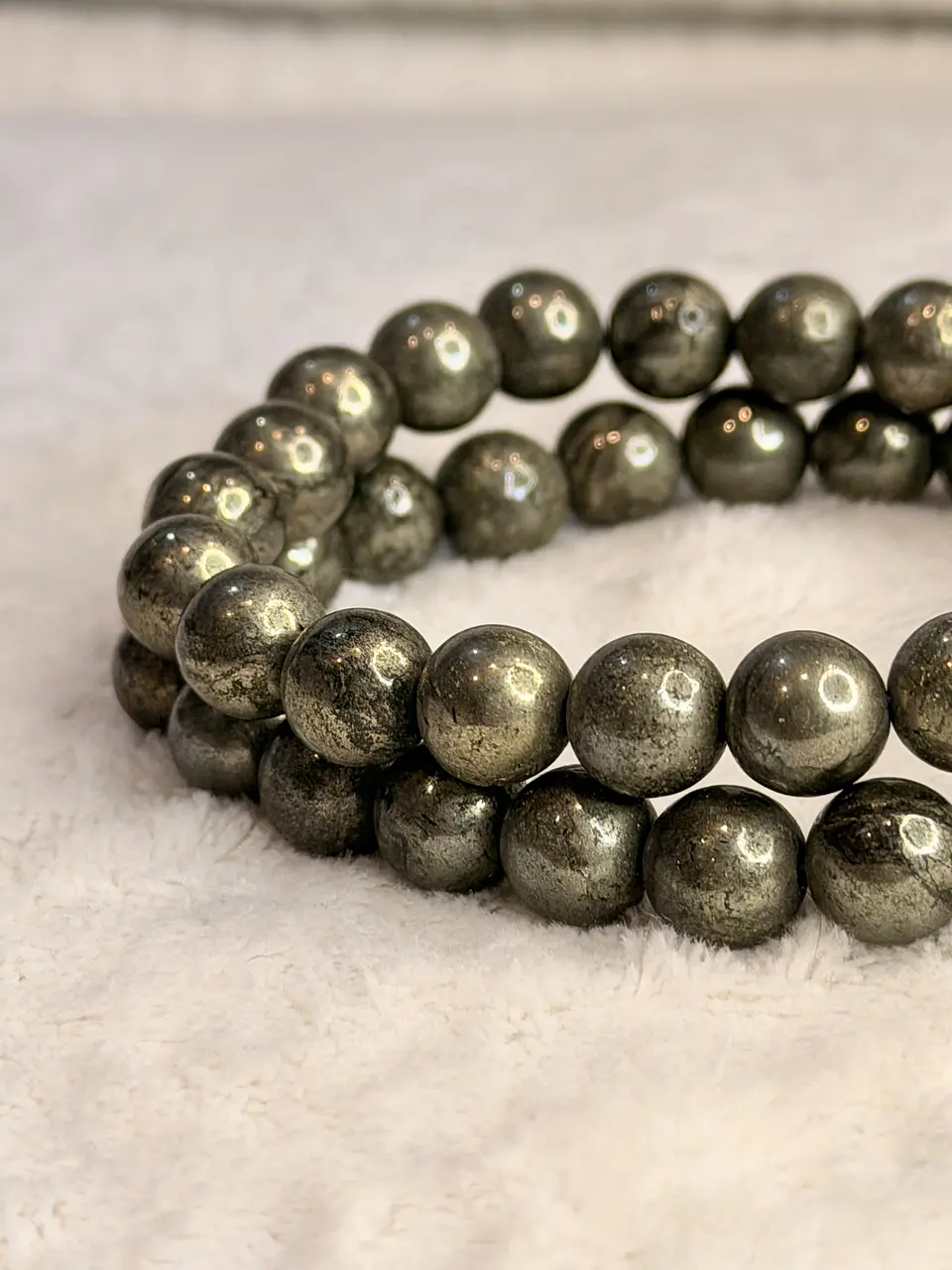 Pulseira de Pirite 8 mm – Prosperidade e Abre Caminhos 3