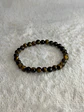 Pulseira de Olho de Tigre 4 mm – Proteção e Prosperidade - Thumbnail 1