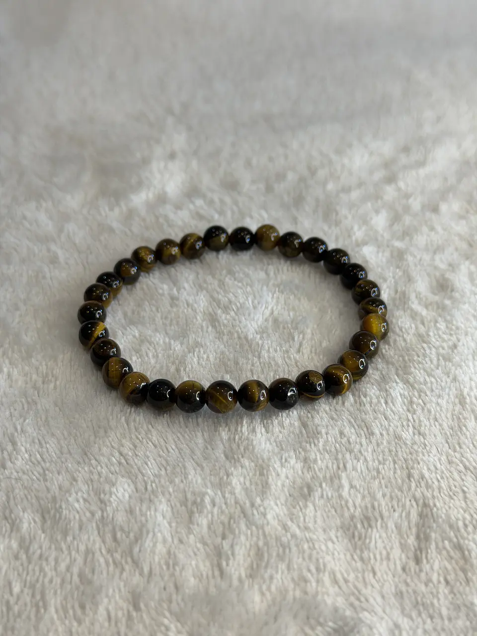 Pulseira de Olho de Tigre 4 mm – Proteção e Prosperidade 1