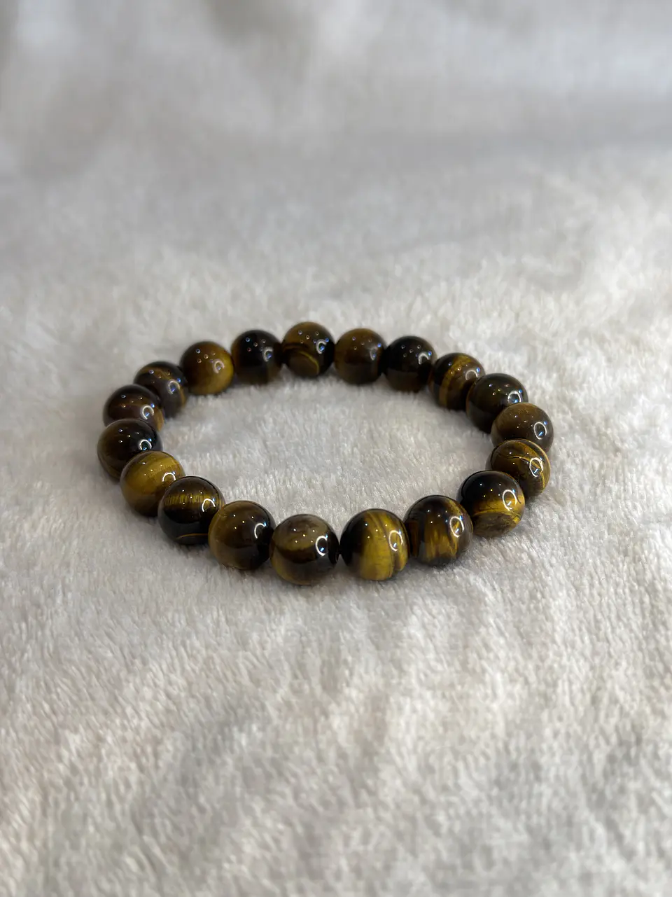 Pulseira de Olho de Tigre 10 mm – Proteção e Prosperidade 1