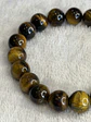 Pulseira de Olho de Tigre 10 mm – Proteção e Prosperidade - Thumbnail 2