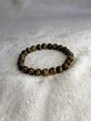 Pulseira de Olho de Tigre 8 mm – Proteção e Prosperidade - Thumbnail 1