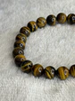 Pulseira de Olho de Tigre 8 mm – Proteção e Prosperidade - Thumbnail 2