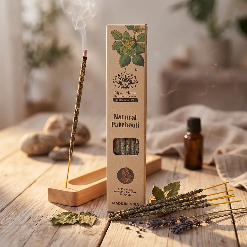 Incenso Mystic Mantra de Patchouli – Prosperidade e Abre Caminhos 1