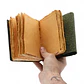 Caderno de Couro Labirinto Verde Artesanal – Autoconhecimento - Thumbnail 3