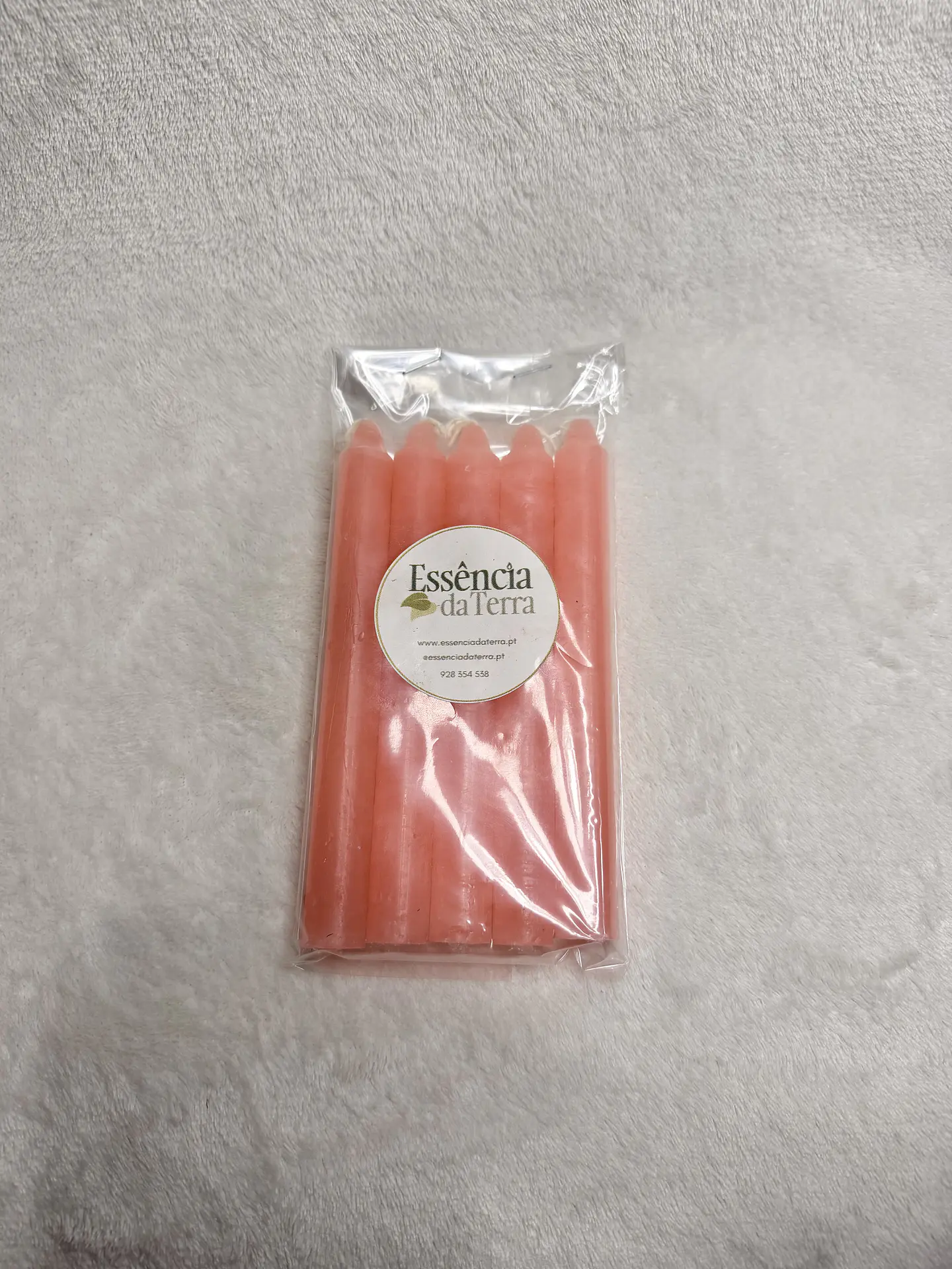 Vela Rosa 14cm – Amor e Harmonia 1