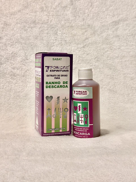 Banho 7 Forças Espirituais Divino Sabat 100ml – Limpeza Energética