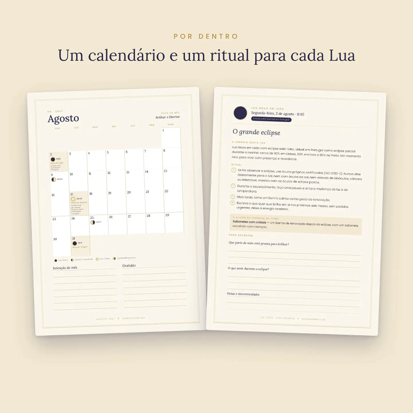 Agenda Lunar 2027 (PDF) – Calendário Lunar e Rituais 3
