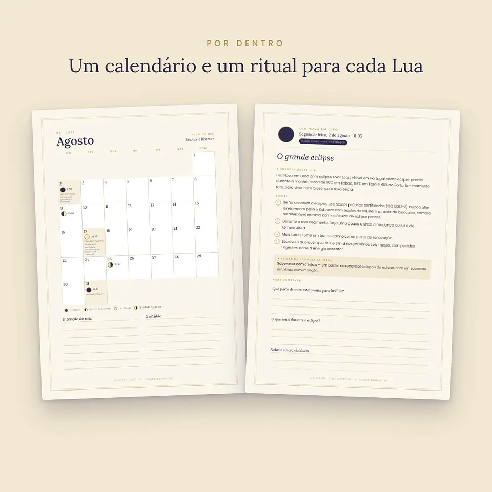 Agenda Lunar 2027 (PDF) – Calendário Lunar e Rituais 3