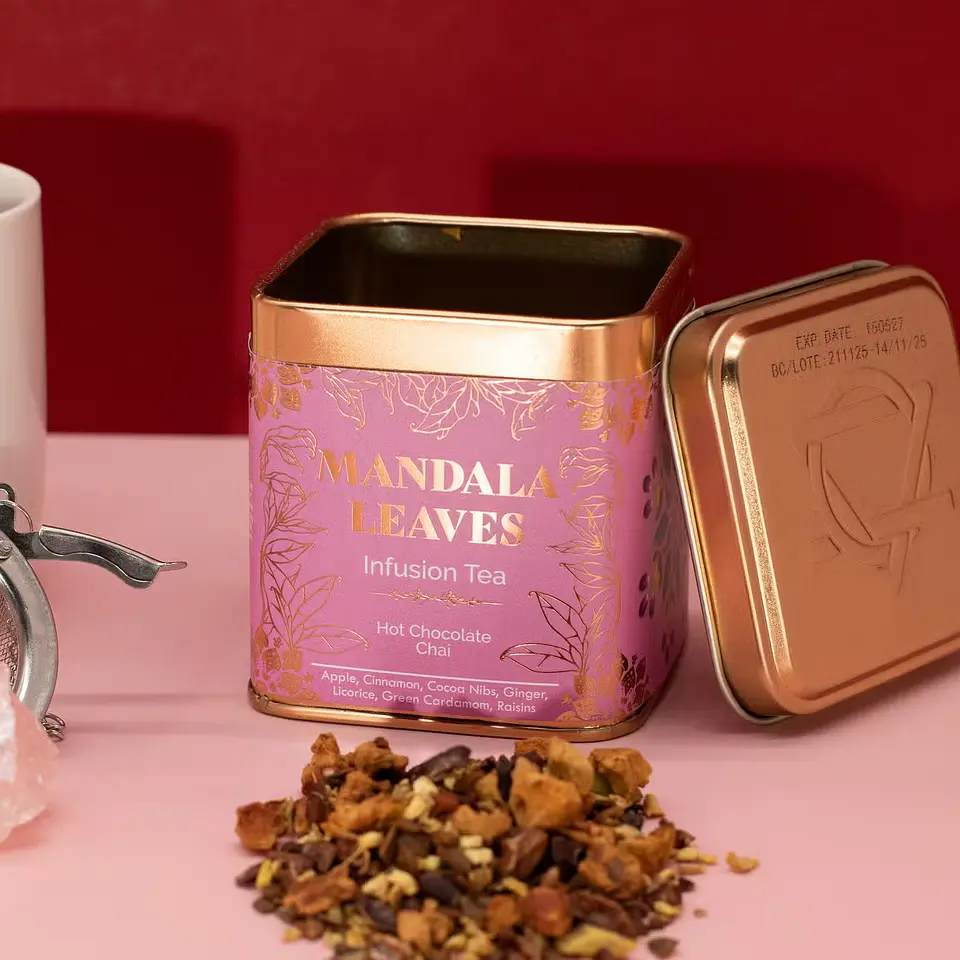Chocolate Quente Orgânico Chai em Lata 50g – Meditação e Calma 2