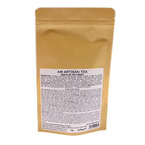Chá Artesanal Druid's Forest Blend - Frutos do Bosque - 50grs