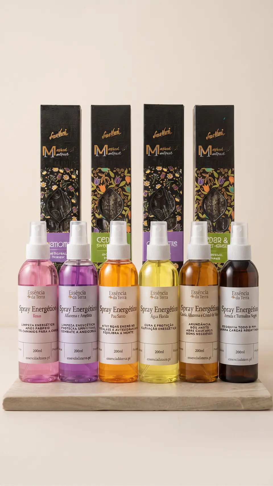 Kit Essencial – Spray Energético + Incenso de Intenção 1