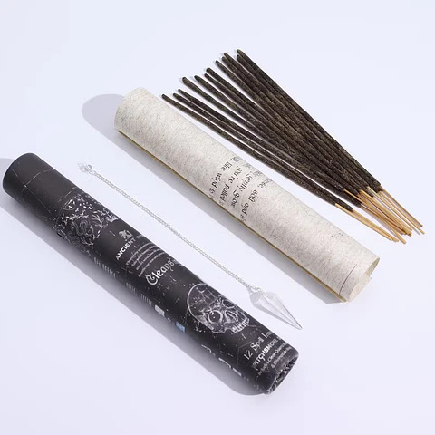 Incenso Ancient Witch com Pêndulo de Cristal – Limpeza Energética