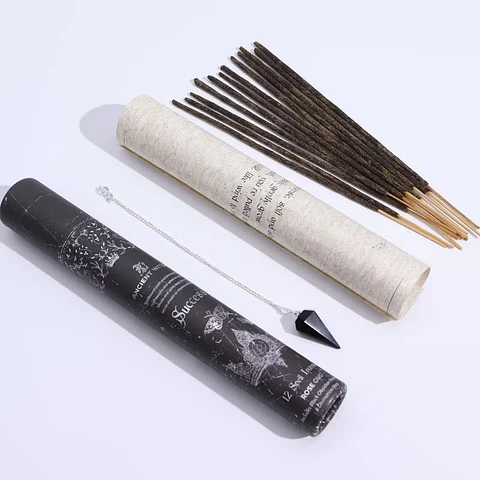 Incenso Ancient Witch com Pêndulo de Obsidiana – Sucesso