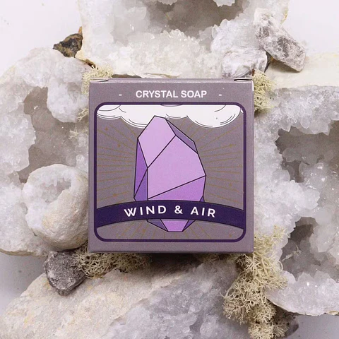 Sabonete Elemental Ar com Cristal – Meditação e Calma