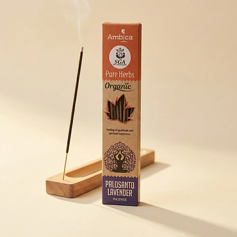 Incenso Orgânico Palo Santo e Lavanda Ambica – Calma