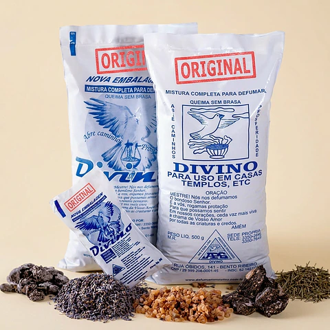 Defumador Divino Sabat sem Brasa 1kg – Limpeza Energética