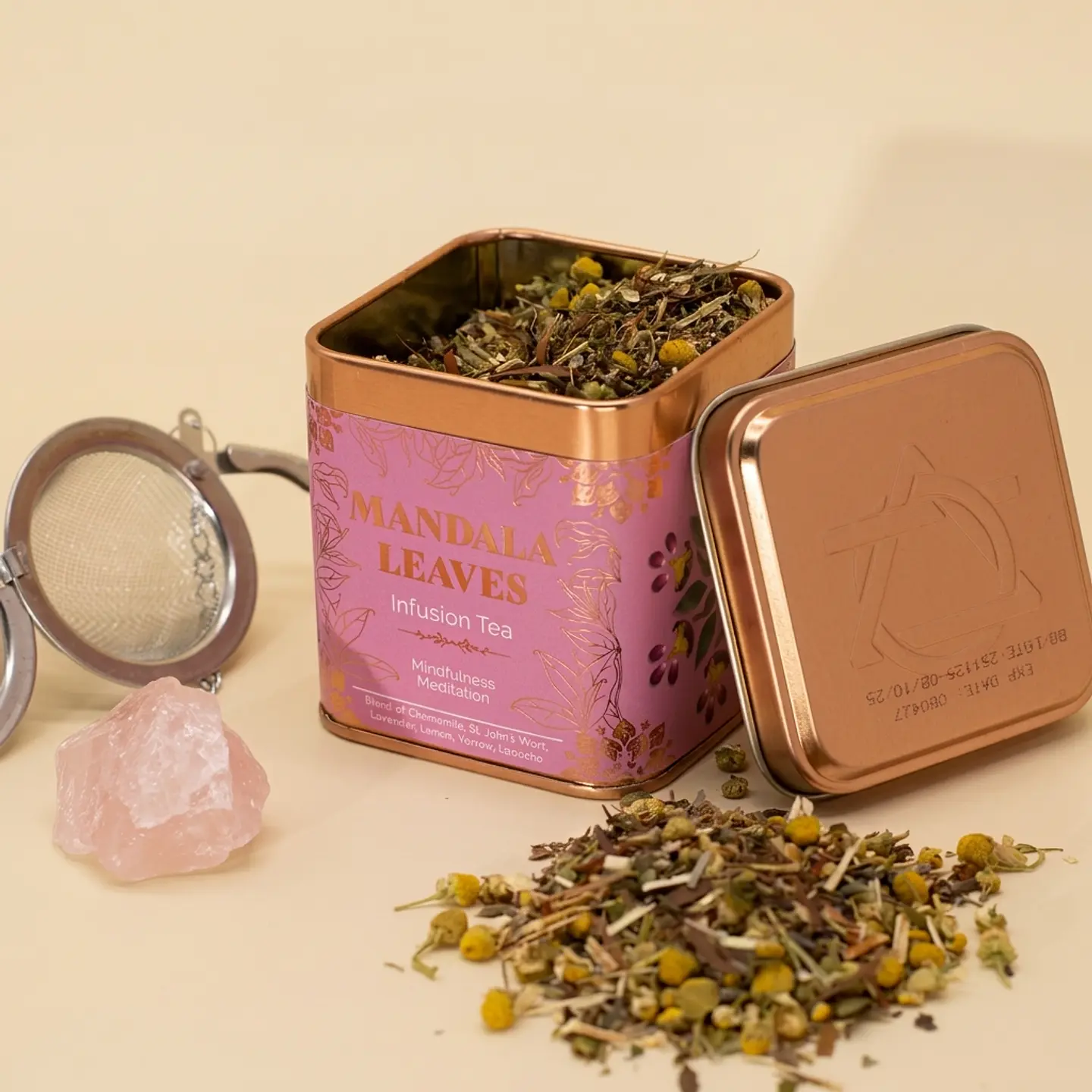Chá de Camomila Mindfulness Meditation em Lata 50g – Meditação e Calma 2