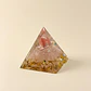 Pirâmide de Orgonite de Quartzo Cereja – Atrair o Amor - Thumbnail 1