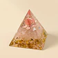 Pirâmide de Orgonite de Quartzo Cereja – Atrair o Amor - Thumbnail 2