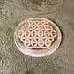 Base de Selenite Flor da Vida Dourada – Limpeza Energética - Thumbnail 1
