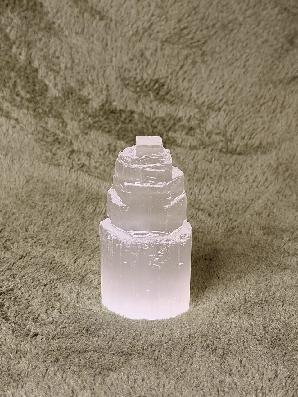 Torre de Selenite 5 cm – Limpeza Energética da Casa 1