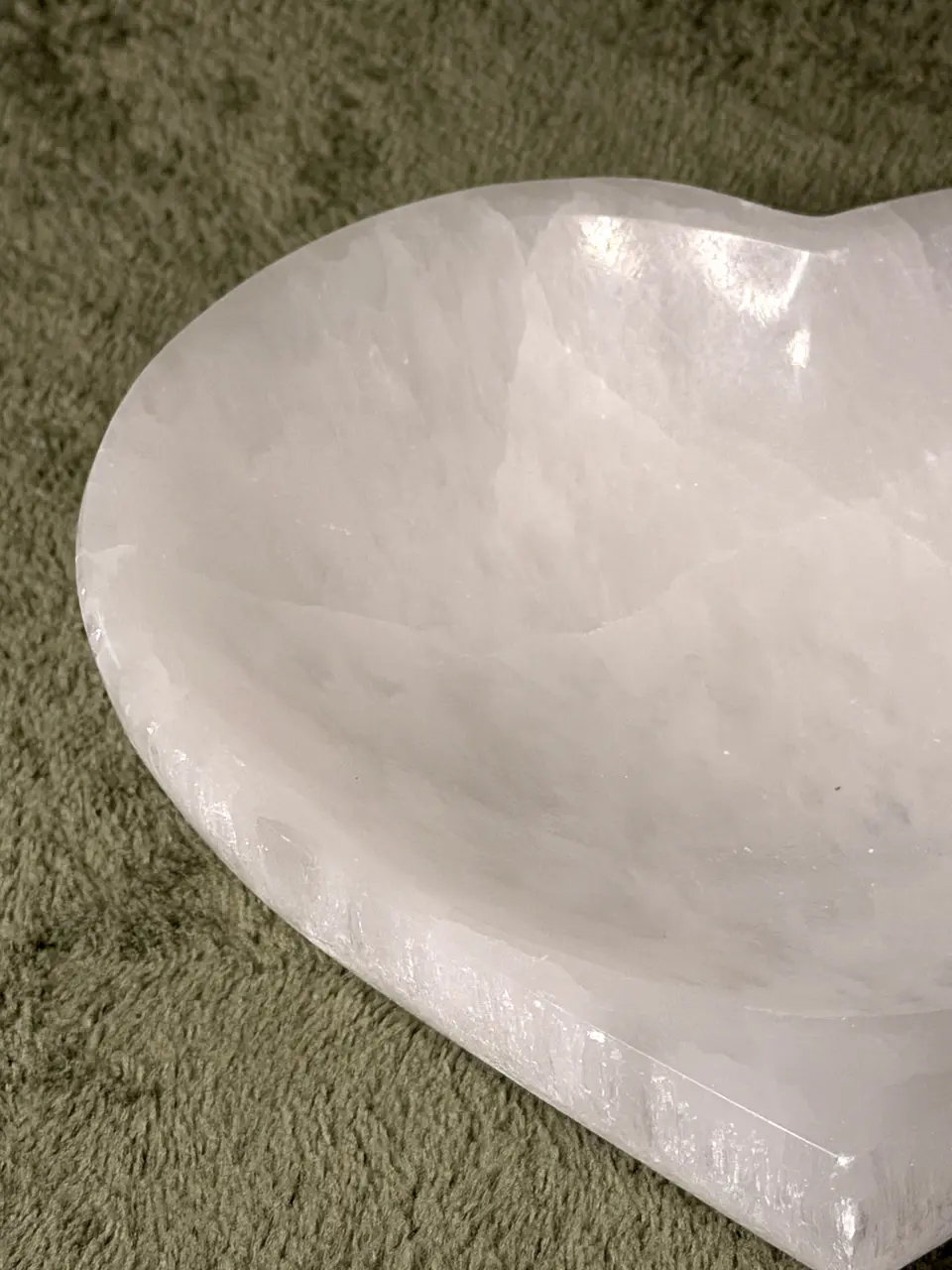 Taça de Selenite em Coração – Amor e Harmonia 2