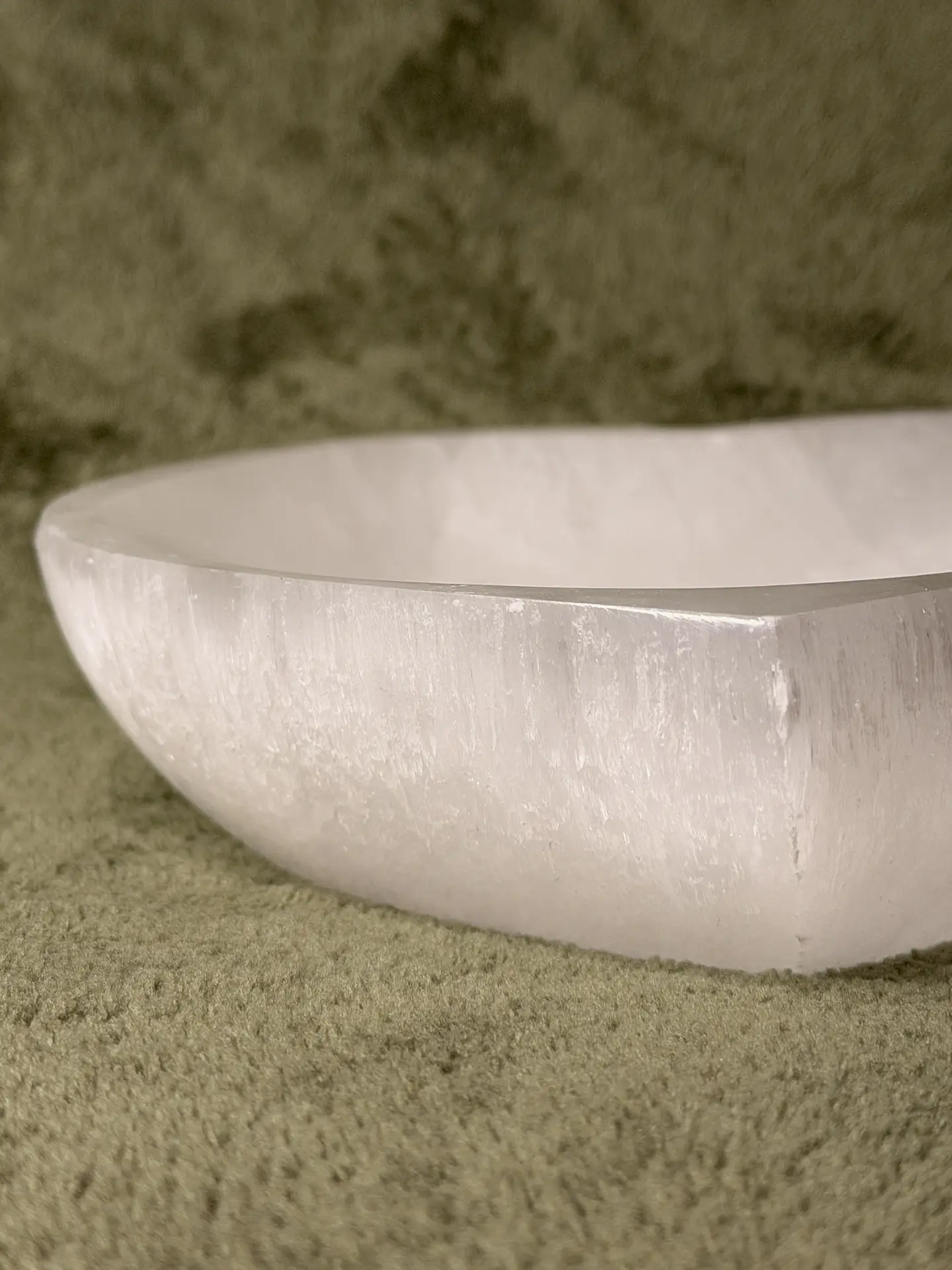 Taça de Selenite em Coração – Amor e Harmonia 3