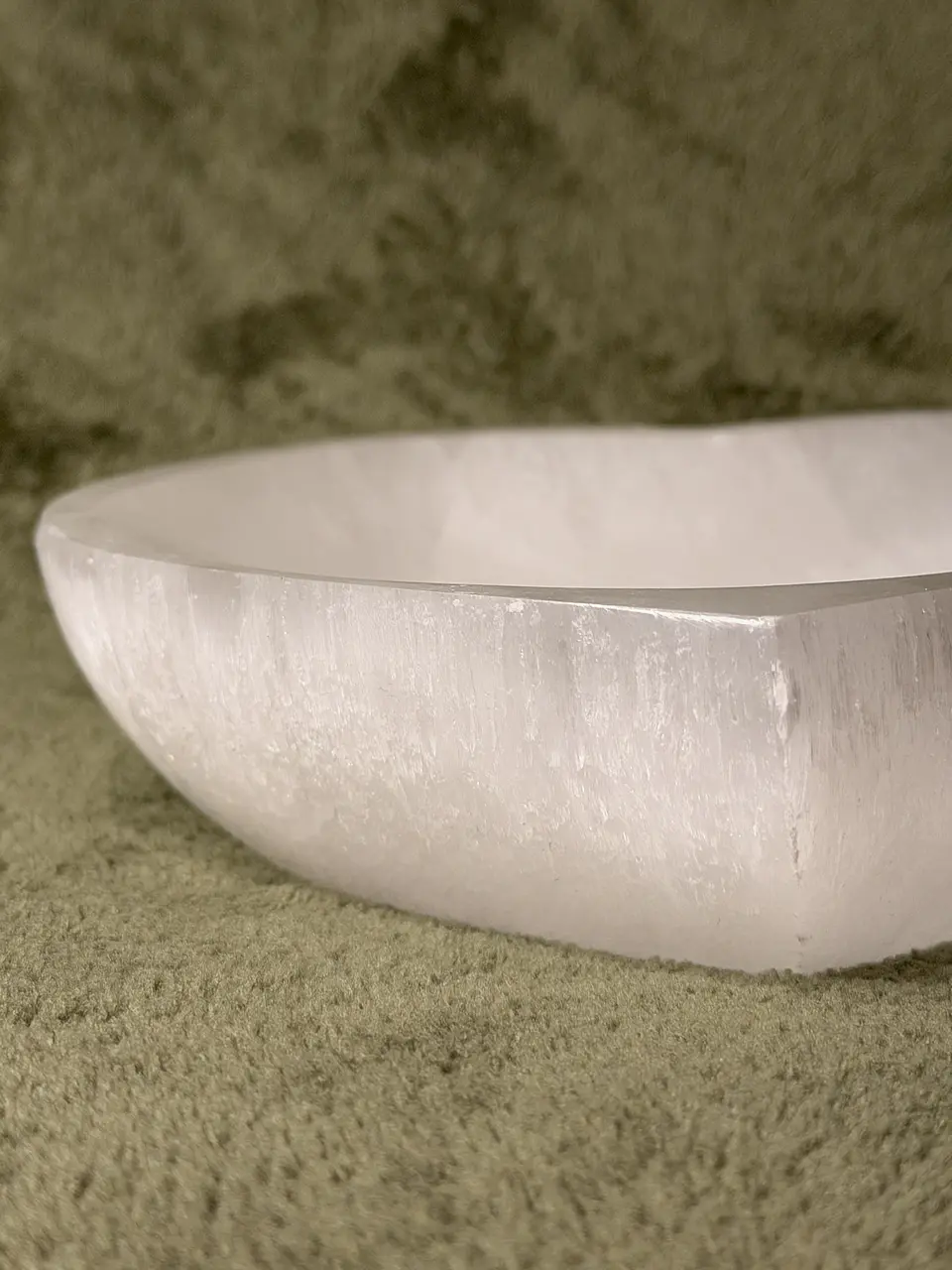 Taça de Selenite em Coração – Amor e Harmonia 3