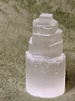 Torre de Selenite 10cm – Limpeza Energética da Casa - Thumbnail 2