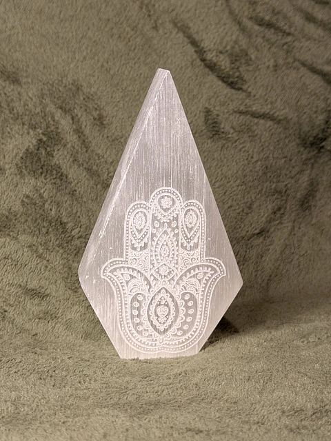 Torre de Selenite Mão de Fátima – Proteção
