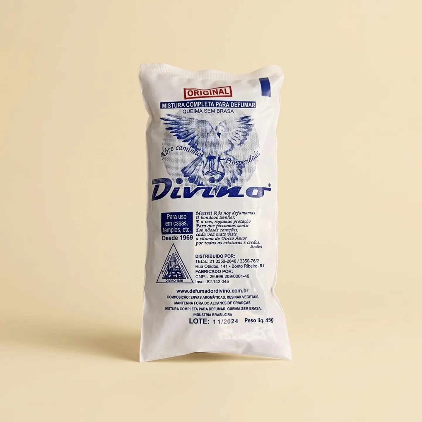 Defumador Divino Sabat sem Brasa 45g – Limpeza Energética 1