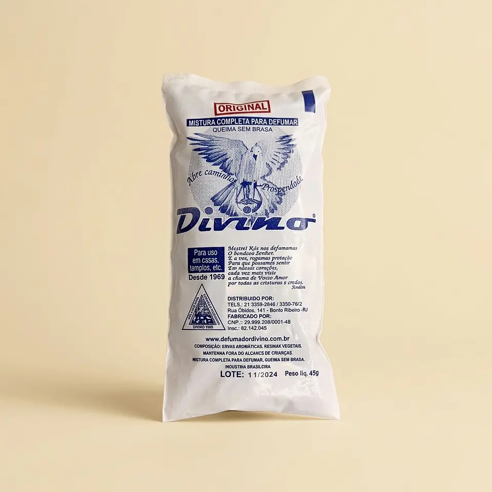 Defumador Divino Sabat sem Brasa 45g – Limpeza Energética 1