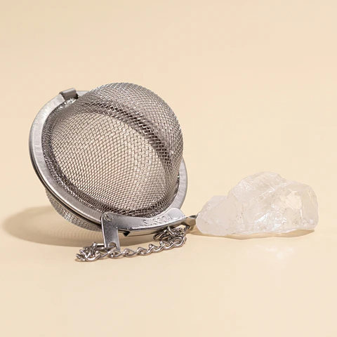 Coador de Chá com Quartzo Cristal – Calma