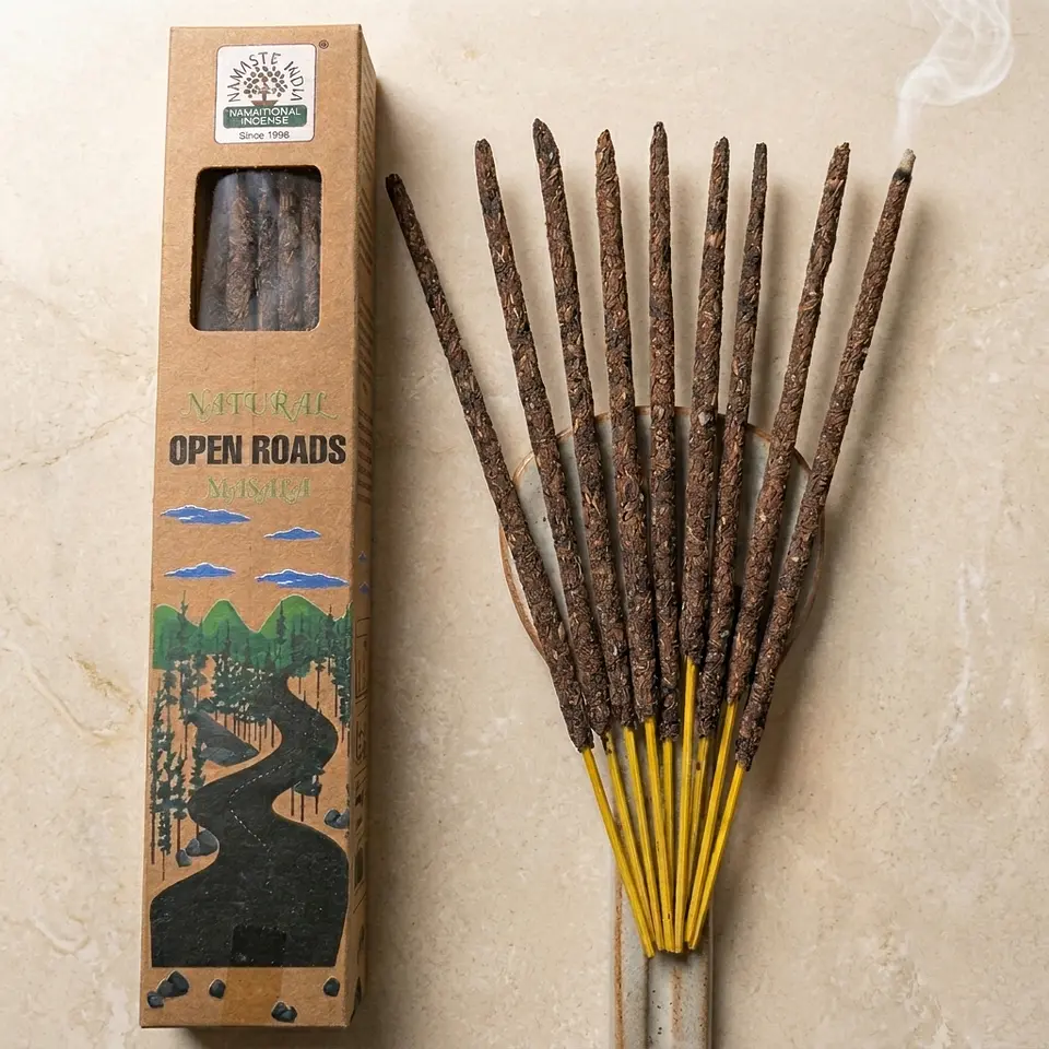 Incenso Masala Natural Namaste India – Open Roads – Abre Caminhos 1