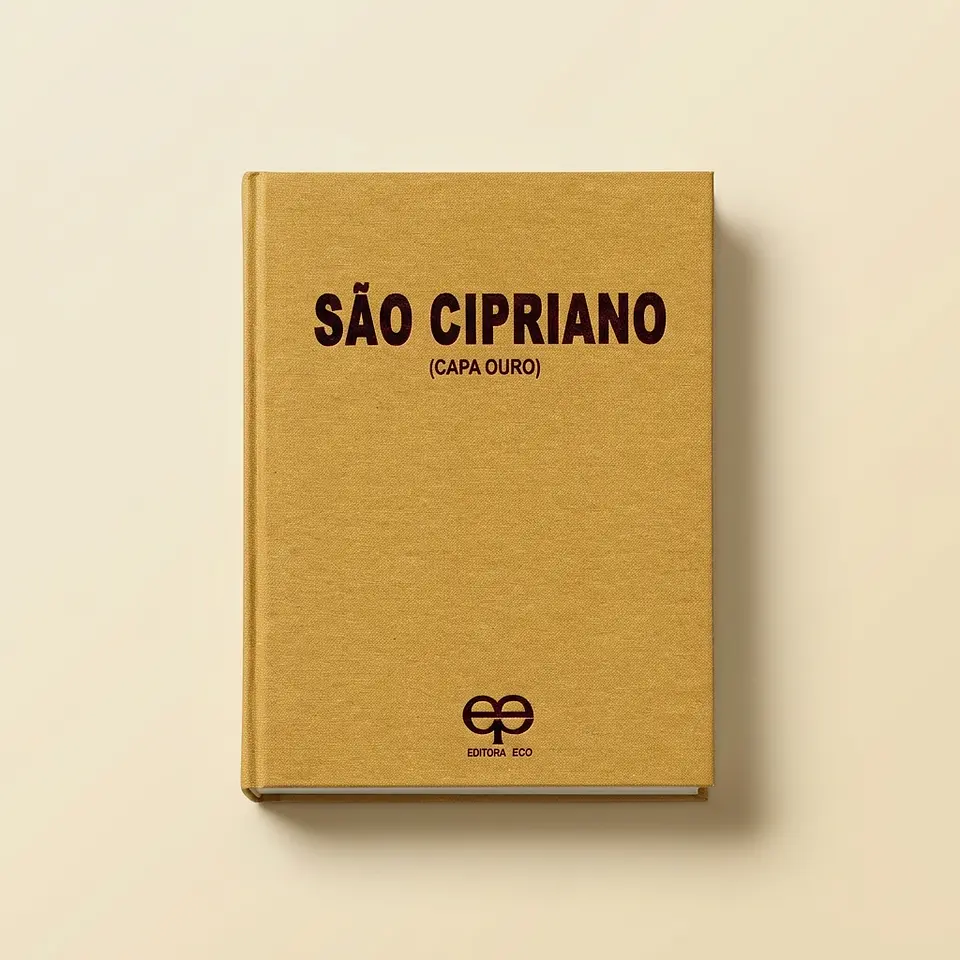 Livro de São Cipriano Capa Ouro – Orações e Rituais Tradicionais 1