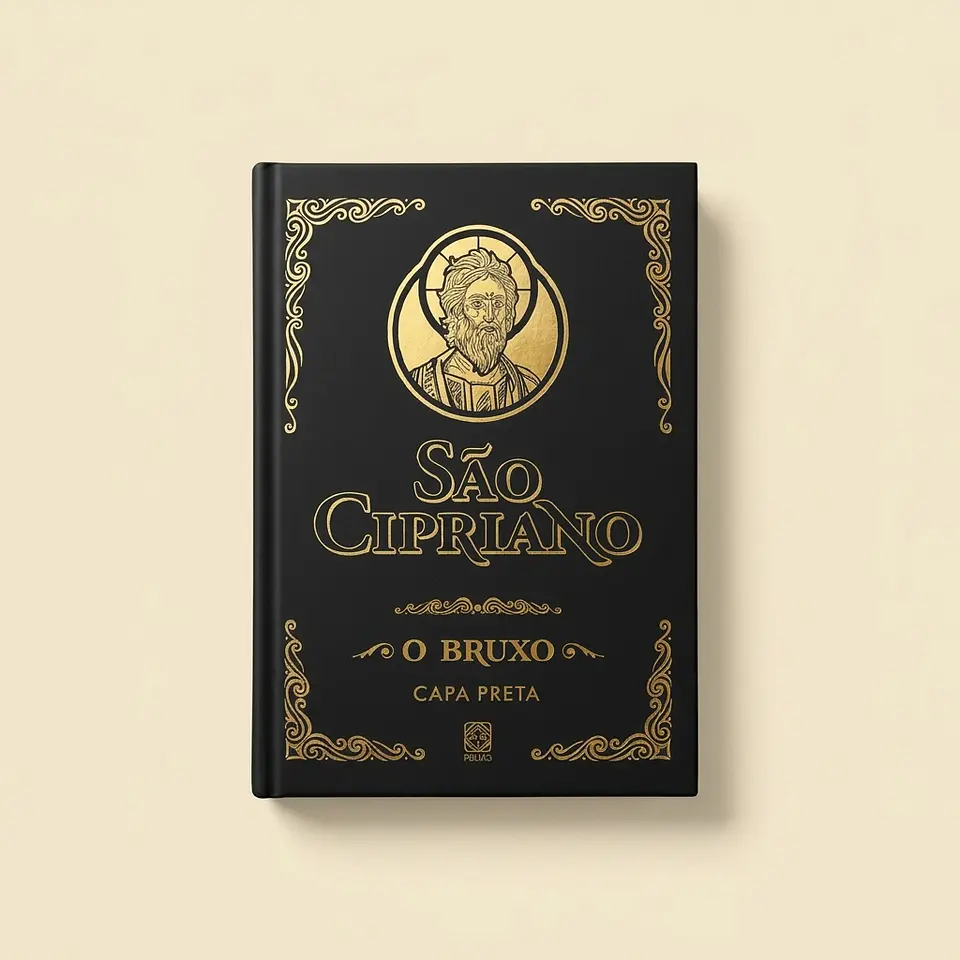 Livro de São Cipriano O Bruxo Capa Preta (Pallas) – Orações e Rituais Tradicionais 1