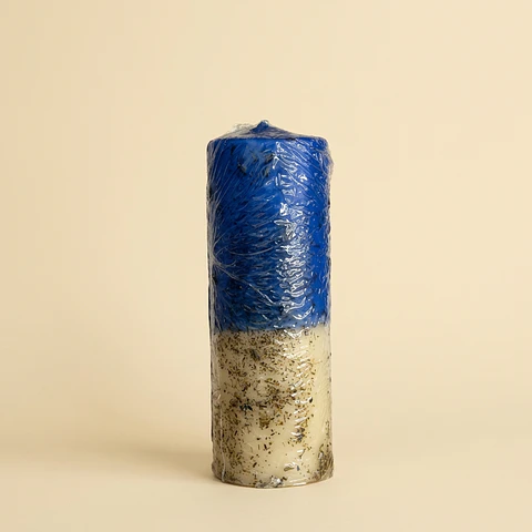 Velão Sal e Ervas Azul e Branco – Limpeza Espiritual