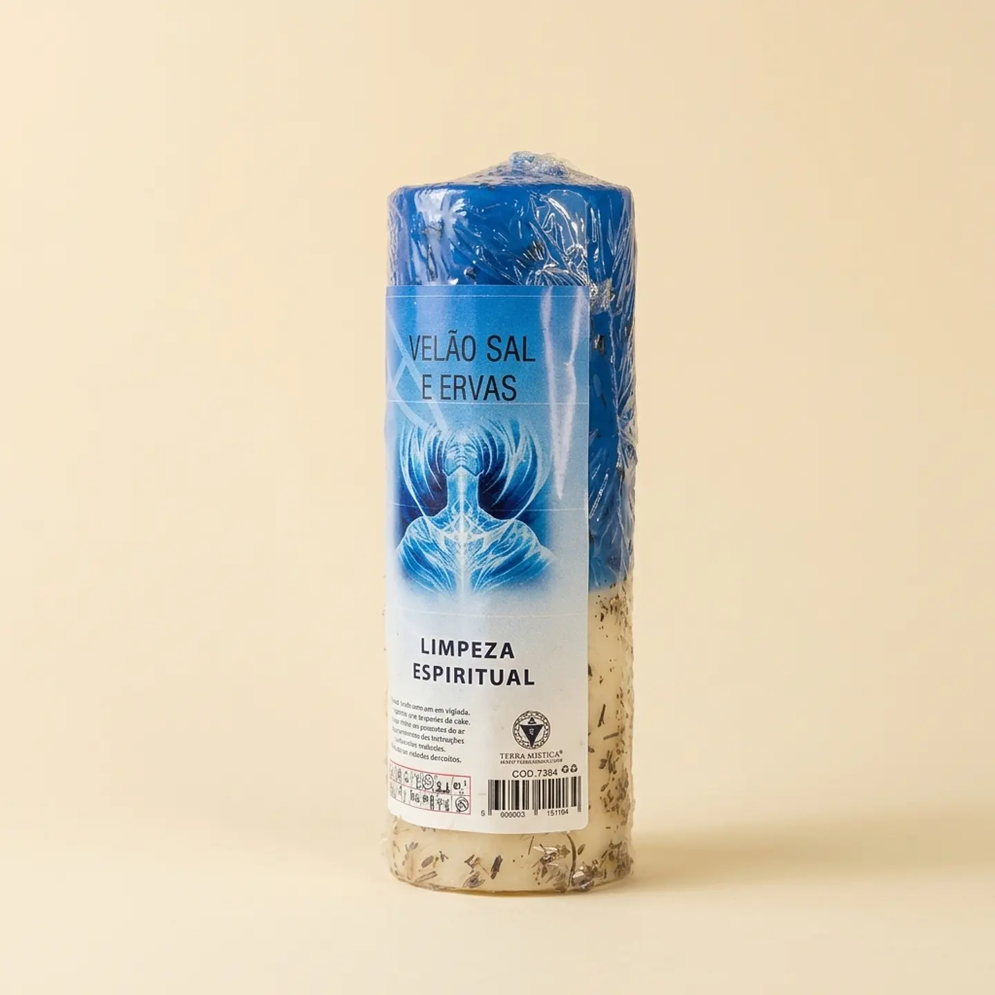 Velão Sal e Ervas Azul e Branco – Limpeza Espiritual 3