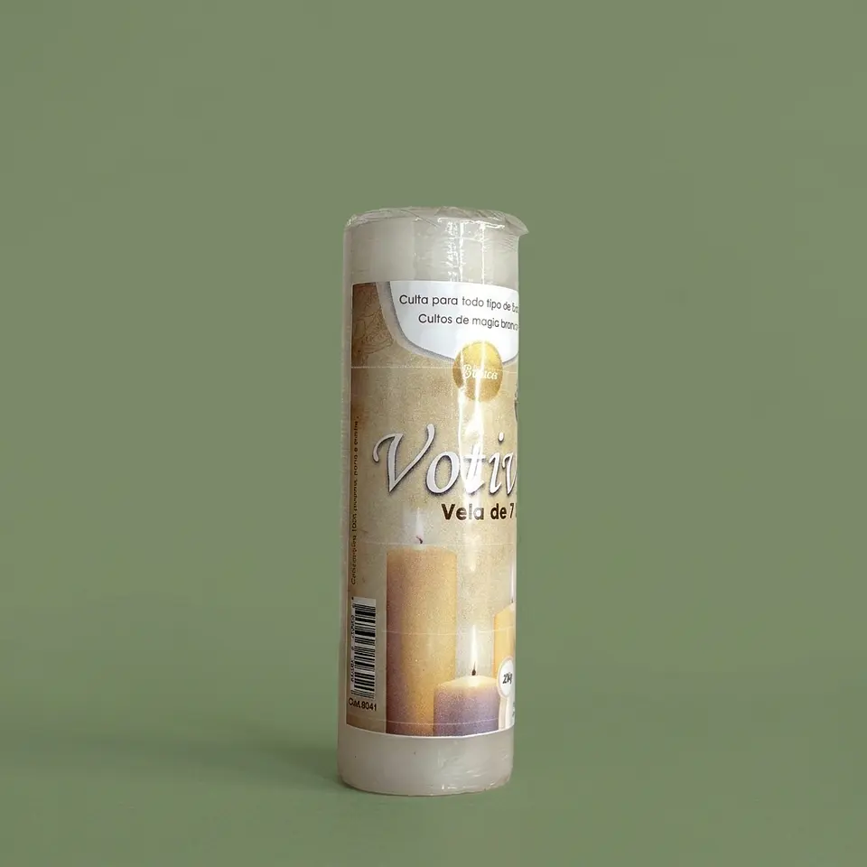 Vela de 7 Dias Branca – Paz e Devoção 3