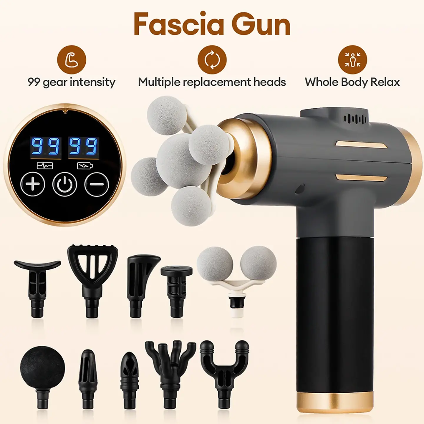 Pistola de Fascia 11 em 1 3