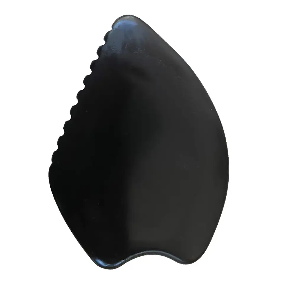Gua Sha em Obsidiana Negra 1