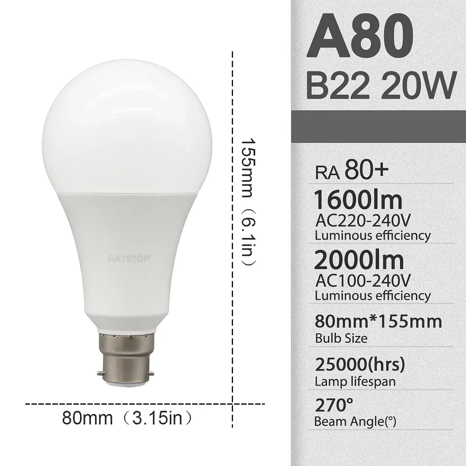 Lâmpadas LED SEM Flicker 3