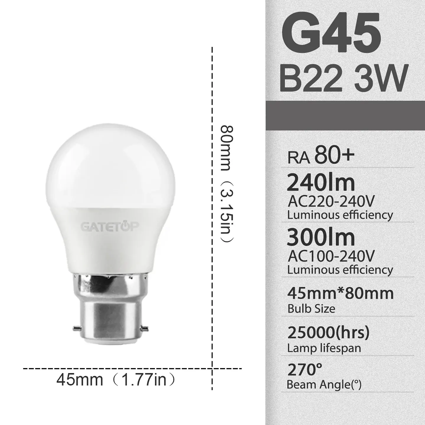 Lâmpadas LED SEM Flicker 5